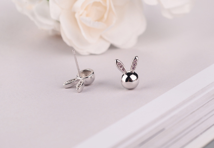 New Arrivals 925 Sterling Silver Lovely Rabbit Earrings For Women Fashion Jewelry sterling-silver-jewelry pendientes 34