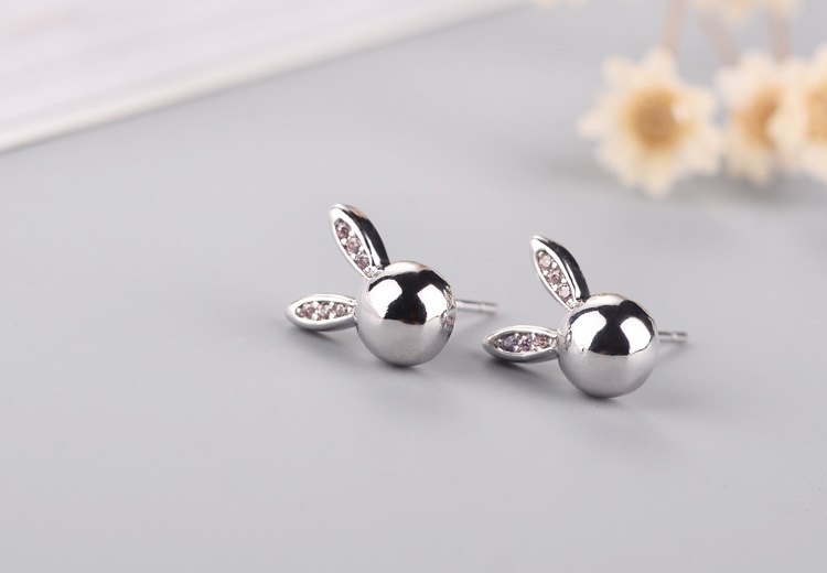 New Arrivals 925 Sterling Silver Lovely Rabbit Earrings For Women Fashion Jewelry sterling-silver-jewelry pendientes 30